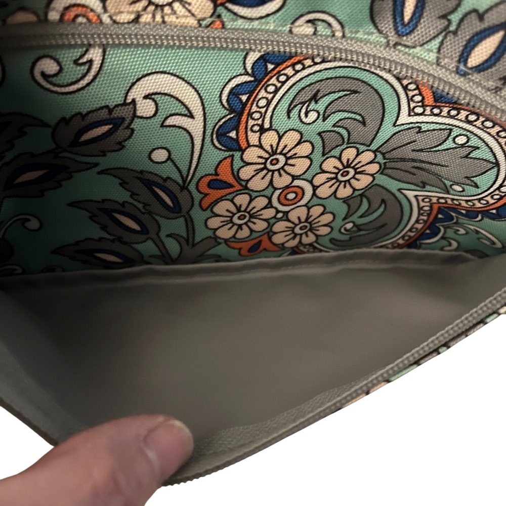 Vera Bradley Java Floral Performance Twill Zipper… - image 5